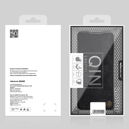 For Xiaomi Redmi Note 11S NILLKIN QIN Series Crazy Horse Texture Leather Case(Brown) - Xiaomi Cases by NILLKIN | Online Shopping UK | buy2fix