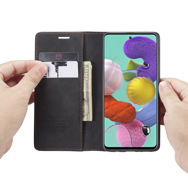 For Galaxy A51 CaseMe Multifunctional Horizontal Flip Leather Case, with Card Slot & Holder & Wallet(Black) - Galaxy Phone Cases by CaseMe | Online Shopping UK | buy2fix