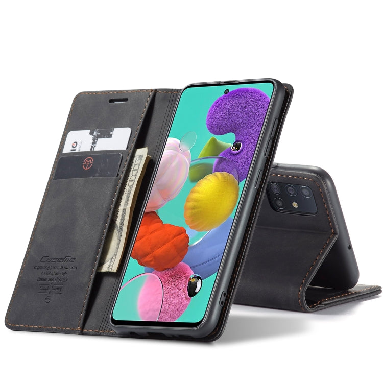 For Galaxy A51 CaseMe Multifunctional Horizontal Flip Leather Case, with Card Slot & Holder & Wallet(Black) - Galaxy Phone Cases by CaseMe | Online Shopping UK | buy2fix