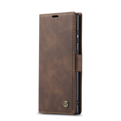 For Galaxy A81 / Note 10 Lite CaseMe Multifunctional Horizontal Flip Leather Case, with Card Slot & Holder & Wallet(Coffee) - Samsung Accessories by CaseMe | Online Shopping UK | buy2fix