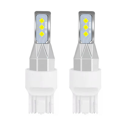 1 Pair 7440 DC 12V-24V 12W 1800LM Car LED Fog Light(White Light) - In Car by buy2fix | Online Shopping UK | buy2fix