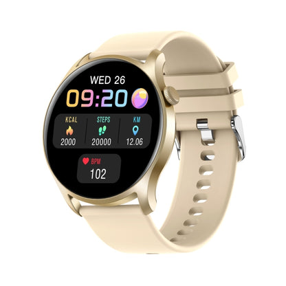 KC08 1.28 inch IPS Screen Smart Wristband, Support Sleep Monitoring/Heart Rate Monitoring(Gold) - Smart Wear by buy2fix | Online Shopping UK | buy2fix