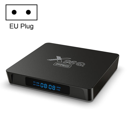 X96Q PRO 4K Smart TV BOX Android 10.0 Media Player, Allwinner H313 Quad Core ARM Cortex A53, RAM: 1GB, ROM: 8GB, Plug Type:EU Plug - Consumer Electronics by buy2fix | Online Shopping UK | buy2fix