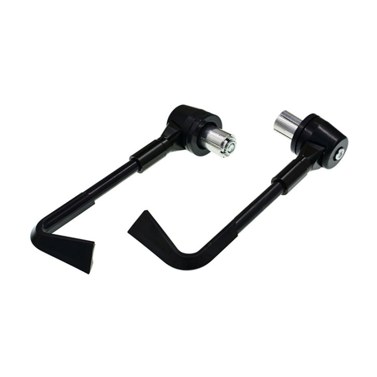 2 PCS Universal 22mm Shockproof Protection Rod CNC Horn Shape Handbrake Motorcycle Modification Accessories(Black) - In Car by buy2fix | Online Shopping UK | buy2fix