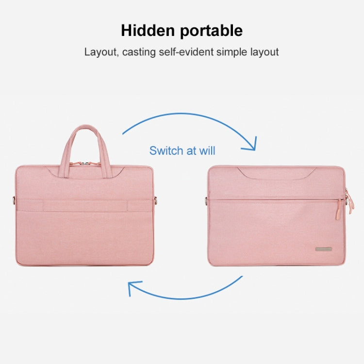 Handbag Laptop Bag Inner Bag with Shoulder Strap, Size:12 inch(Pink) - Other by buy2fix | Online Shopping UK | buy2fix