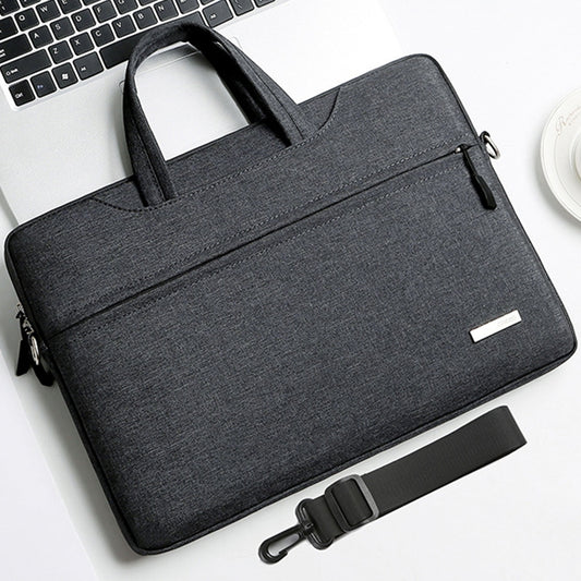 Handbag Laptop Bag Inner Bag with Shoulder Strap, Size:14 inch(Dark Grey) - Other by buy2fix | Online Shopping UK | buy2fix