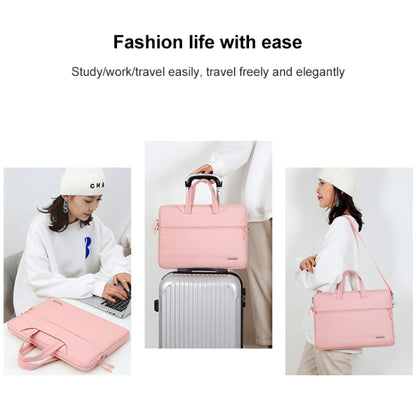 Handbag Laptop Bag Inner Bag with Shoulder Strap, Size:15.6 inch(Pink) - Other by buy2fix | Online Shopping UK | buy2fix