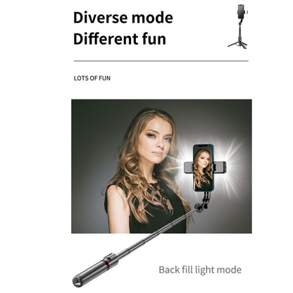 L12D Bluetooth Remote Control Detachable Fill Light Tripod Selfie Stick Phone Holder - Consumer Electronics by buy2fix | Online Shopping UK | buy2fix