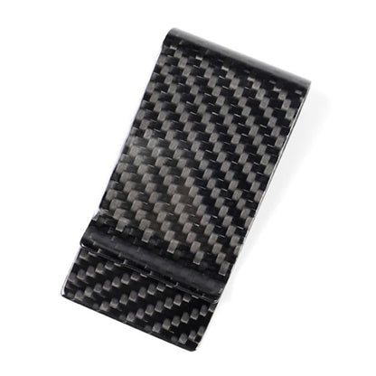 Car Carbon Fiber Card Holder Wallet Credit Card Clip(Polished) - In Car by buy2fix | Online Shopping UK | buy2fix