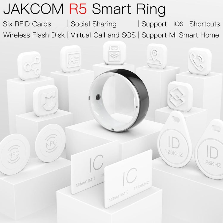 JAKCOM R5 Smart Ring Multifunction Smart Wear Ring, Size:M - Smart Wear by JAKCOM | Online Shopping UK | buy2fix