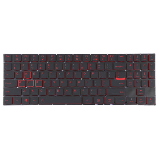 US Version Keyboard with Backlight For Lenovo Y520 Red Word - Computer & Networking by buy2fix | Online Shopping UK | buy2fix