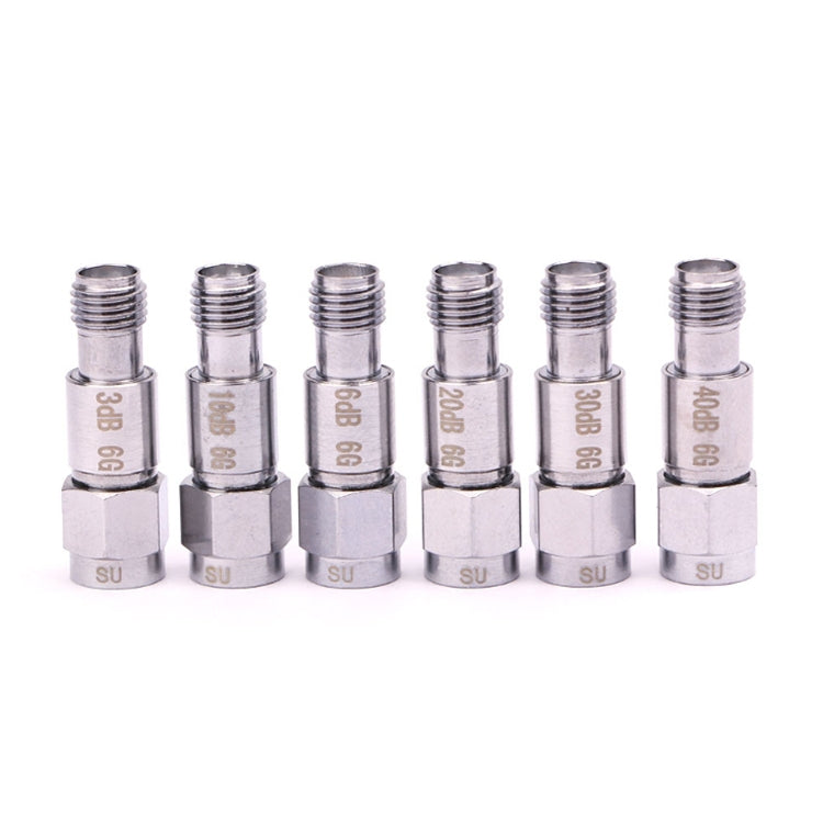 3dBi SMA Attenuator DC-6GHz SMA Coaxial Fixed Connectors - Connectors by buy2fix | Online Shopping UK | buy2fix