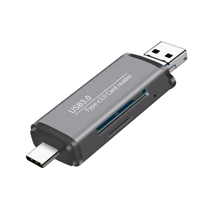 ADS-101 USB 3.0 Multi-function Card Reader(Grey) -  by buy2fix | Online Shopping UK | buy2fix