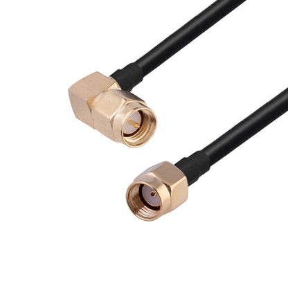 SMA Male Elbow to PR-SMA Male RG174 RF Coaxial Adapter Cable, Length: 15cm - Connectors by buy2fix | Online Shopping UK | buy2fix