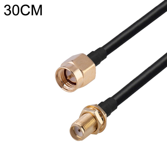 SMA Male to RP-SMA Female RG174 RF Coaxial Adapter Cable, Length: 30cm - Connectors by buy2fix | Online Shopping UK | buy2fix