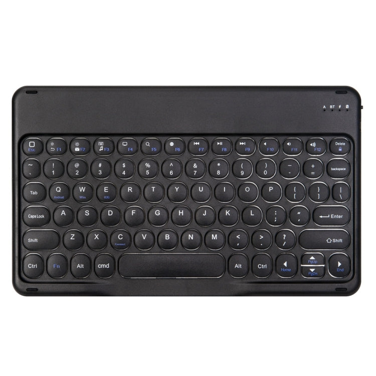 Round Cap Bluetooth Keyboard Leather Case with Pen Slot, without Touchpad For Samsung Galaxy Tab A7 10.4 2020(Dark Blue+Black Keyboard) - Samsung Keyboard by buy2fix | Online Shopping UK | buy2fix