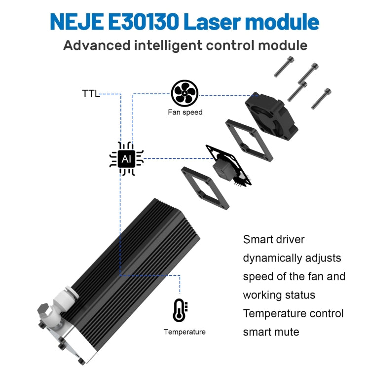 NEJE MASTER 3 MAX Laser Engraver with E30130 Laser Module(EU Plug) - Consumer Electronics by NEJE | Online Shopping UK | buy2fix