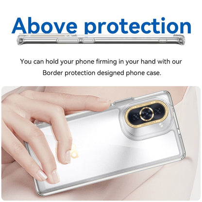 For Huawei nova 10 Colorful Series Acrylic + TPU Phone Case(Transparent) - Huawei Cases by buy2fix | Online Shopping UK | buy2fix