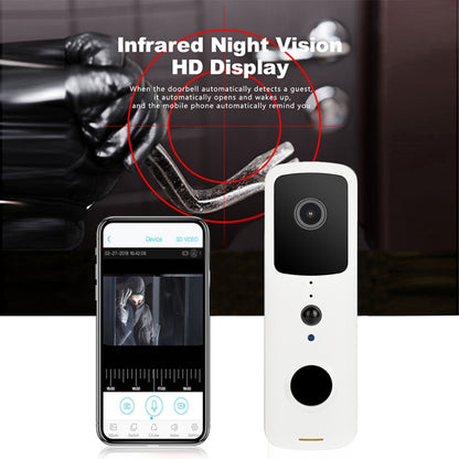 T30 Tuya Smart WIFI Video Doorbell Support Two-way Intercom & Night Vision(White) - Security by buy2fix | Online Shopping UK | buy2fix