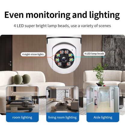 A6 2MP HD Light Bulb WiFi Camera Support Motion Detection/Two-way Audio/Night Vision/TF Card With 16G Memory Card - Security by buy2fix | Online Shopping UK | buy2fix