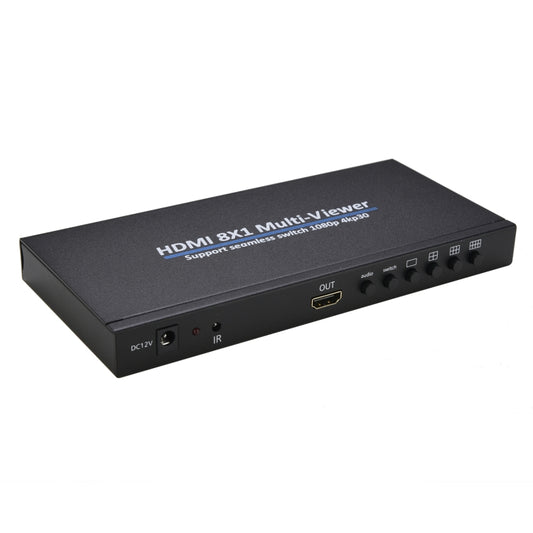 NK-818 HDMI 8x1 Multi-Viewer Supports Seamless Switch 1080P, US Plug - Switch by buy2fix | Online Shopping UK | buy2fix