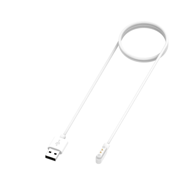 For Realme Watch 3 Magnetic Cradle Charger USB Charging Cable, Lenght: 1m(White) - Smart Wear by buy2fix | Online Shopping UK | buy2fix