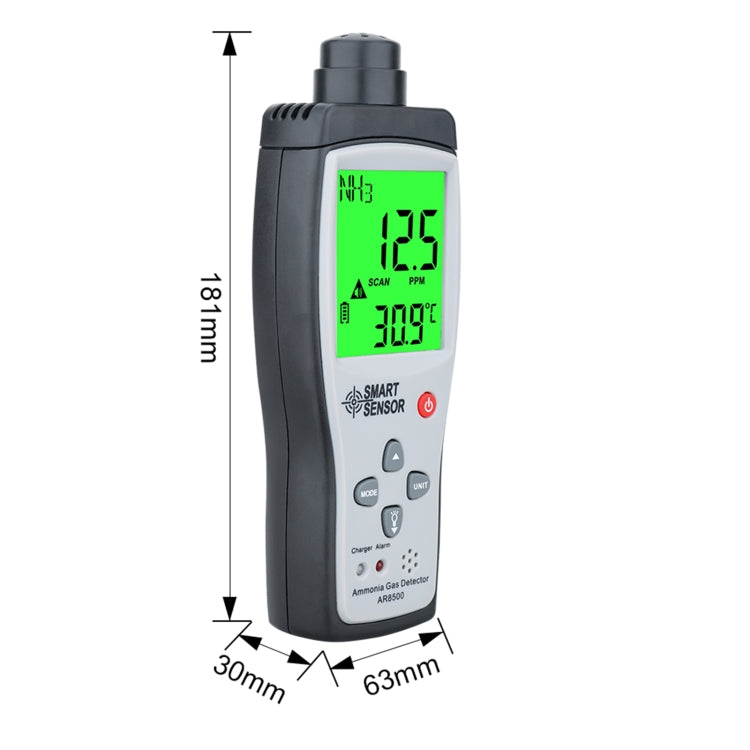 SmartSensor AR8500 Handheld Ammonia Gas NH3 Detector Meter - Consumer Electronics by buy2fix | Online Shopping UK | buy2fix