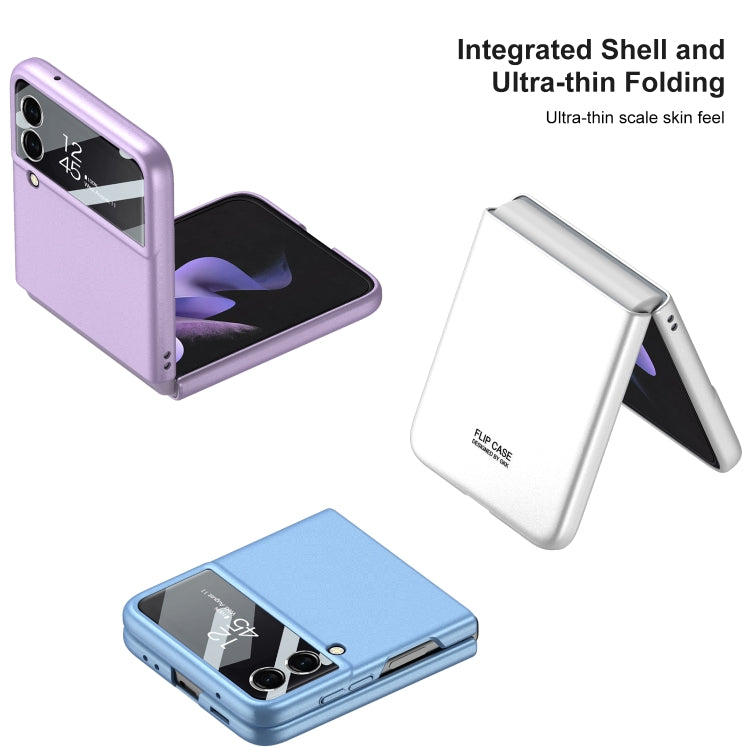 For Samsung Galaxy Z Flip4 GKK Integrated Ultra-thin Full Coverage Phone Case(Purple) - Galaxy Z Flip4 5G Cases by GKK | Online Shopping UK | buy2fix