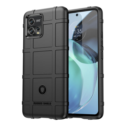 For Motorola Moto G72 Full Coverage Shockproof TPU Phone Case(Black) - Motorola Cases by buy2fix | Online Shopping UK | buy2fix