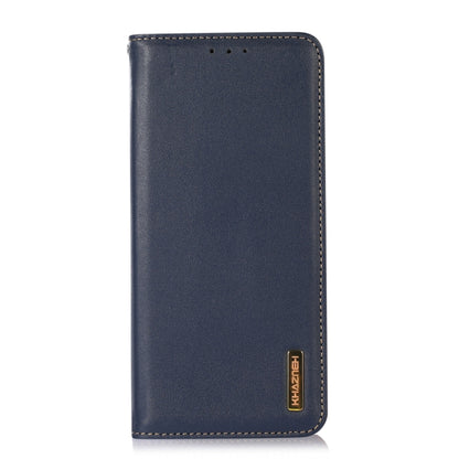 For Samsung Galaxy S23 Ultra 5G KHAZNEH Nappa Top Layer Cowhide Leather Phone Case(Blue) - Galaxy S23 Ultra 5G Cases by buy2fix | Online Shopping UK | buy2fix