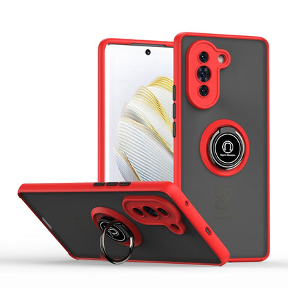 For Huawei nova 10 Q Shadow 1 Series TPU + PC Phone Case with Ring Holder(Red) - Huawei Cases by buy2fix | Online Shopping UK | buy2fix