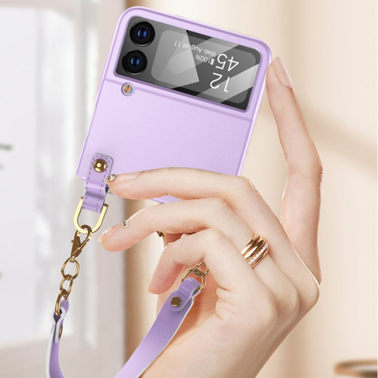 For Samsung Galaxy Z Flip4 GKK Integrated Ultra-thin Handbag Phone Case(Blue) - Galaxy Z Flip4 5G Cases by GKK | Online Shopping UK | buy2fix