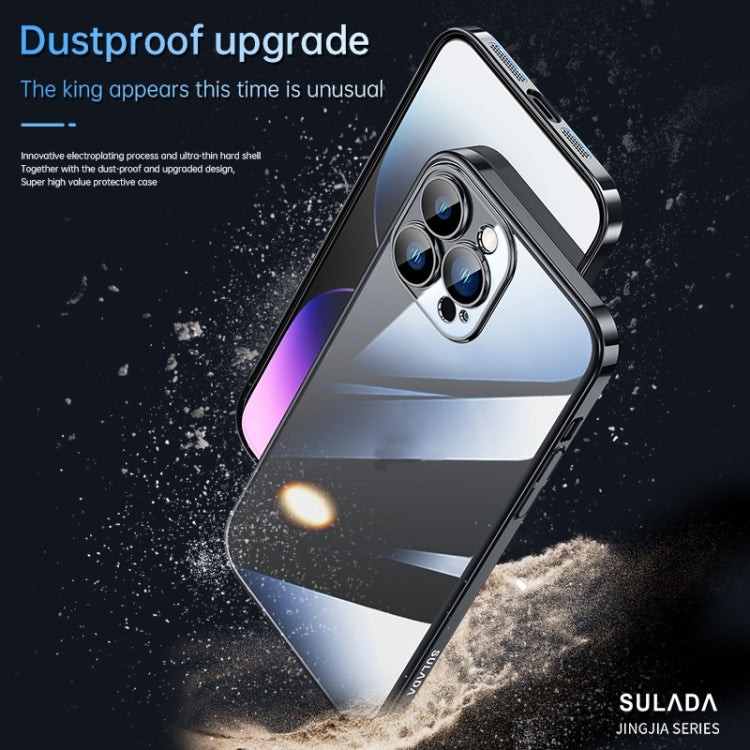 For iPhone 14 SULADA Hard PC Shockproof Phone Case(Black) - iPhone 14 Cases by SULADA | Online Shopping UK | buy2fix