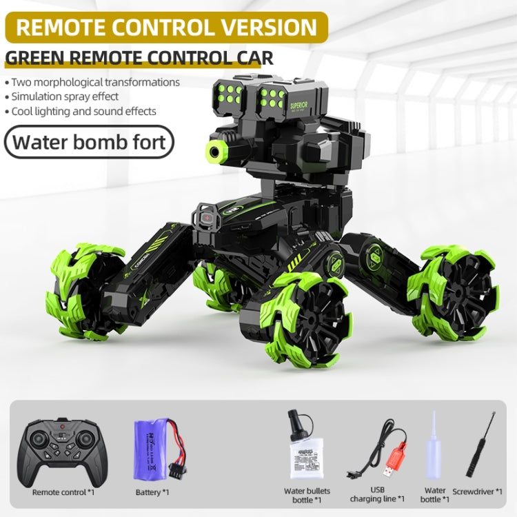 DM-528 Four-wheel Battle Blooming Tire Spray Remote Control Car, Specification:Single Control Water Bomb(Green) - RC Cars by buy2fix | Online Shopping UK | buy2fix