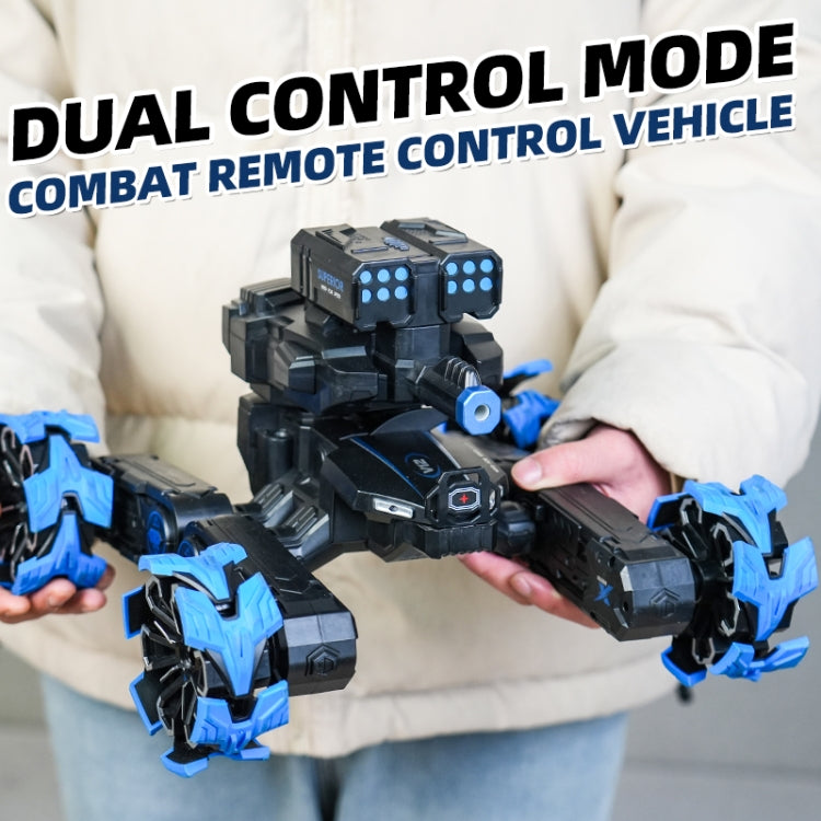 DM-528 Four-wheel Battle Blooming Tire Spray Remote Control Car, Specification:Dual Control Water Bomb(Blue) - RC Cars by buy2fix | Online Shopping UK | buy2fix