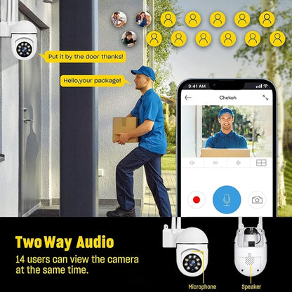 A7 1080P HD Wireless WiFi Smart Surveillance Camera Support Night Vision / Two Way Audio with 16G Memory - Security by buy2fix | Online Shopping UK | buy2fix