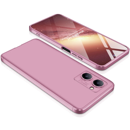 For Realme C33 GKK Three Stage Splicing Full Coverage PC Phone Case(Rose Gold) - Realme Cases by GKK | Online Shopping UK | buy2fix