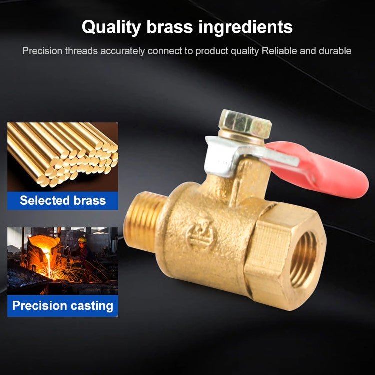 LAIZE Pneumatic Hose Connector Copper Ball Valve, Specification:Inside and Outside 1 1/8 inch -  by LAIZE | Online Shopping UK | buy2fix