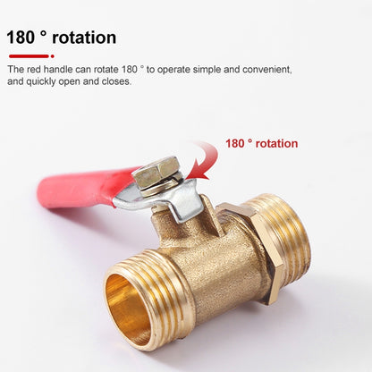 LAIZE Pneumatic Hose Connector Copper Ball Valve, Specification:Inside and Outside 3 3/8 inch -  by LAIZE | Online Shopping UK | buy2fix