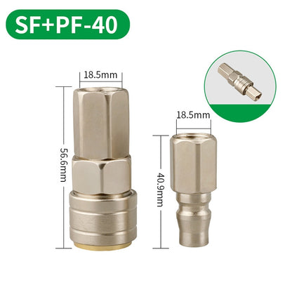 LAIZE SF+PF-40 10pcs C-type Self-lock Pneumatic Quick Fitting Connector -  by LAIZE | Online Shopping UK | buy2fix