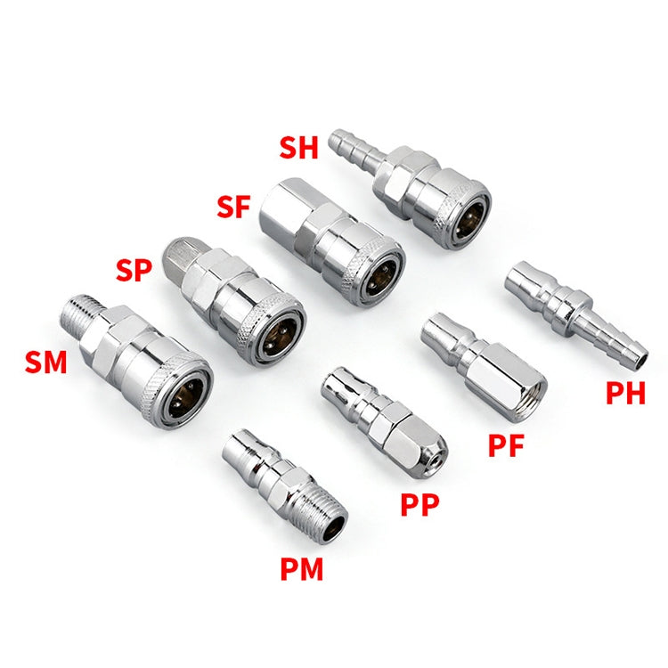 LAIZE PF-40 10pcs C-type Self-lock Air Tube Pneumatic Quick Fitting Connector -  by LAIZE | Online Shopping UK | buy2fix