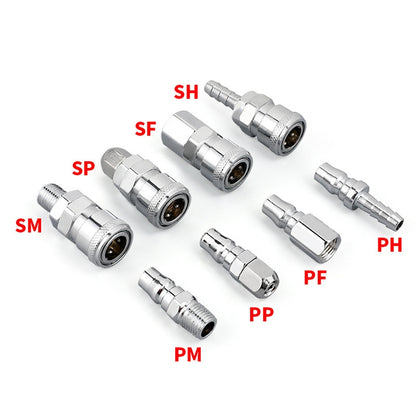 LAIZE SH+PH-40 10pcs C-type Self-lock Air Tube Pneumatic Quick Fitting Connector -  by LAIZE | Online Shopping UK | buy2fix