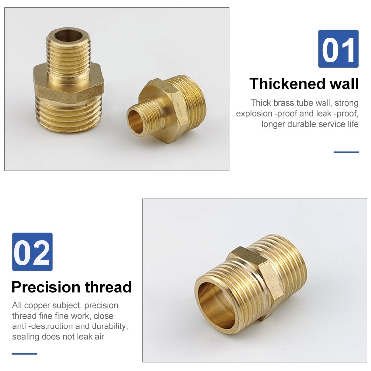 LAIZE External Internal Connection Reducing Internal Thread External Thread, Caliber:6 Point -  by buy2fix | Online Shopping UK | buy2fix