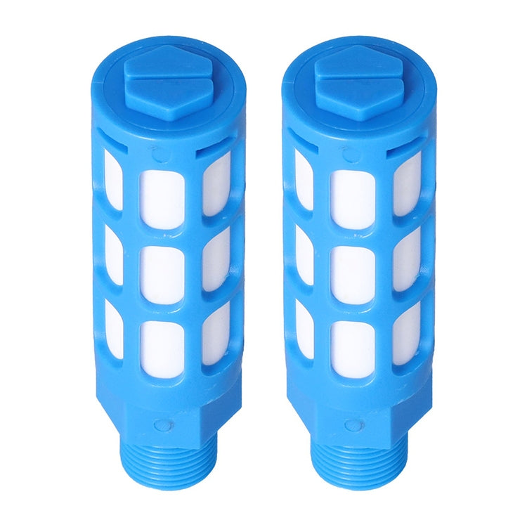 LAIZE Plastic Pneumatic Muffler, Caliber:4 Point(Blue) -  by LAIZE | Online Shopping UK | buy2fix