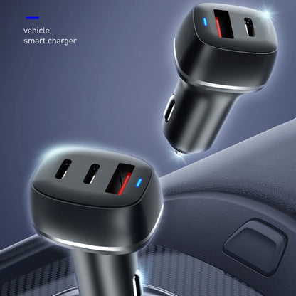 ACC-578 33W USB-C/Type-C+USB Fast Charge Car Charger(Black) - In Car by buy2fix | Online Shopping UK | buy2fix