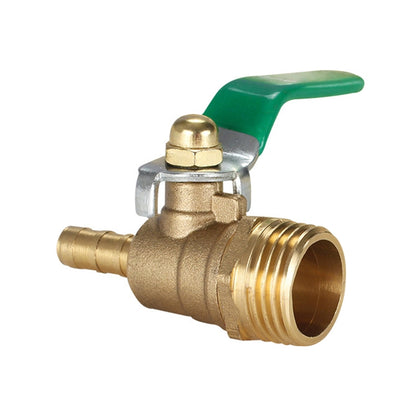 LAIZE Pneumatic Hose Connector Thickened Brass Ball Valve, Size:Outside 4 Point-Barb 12mm -  by LAIZE | Online Shopping UK | buy2fix