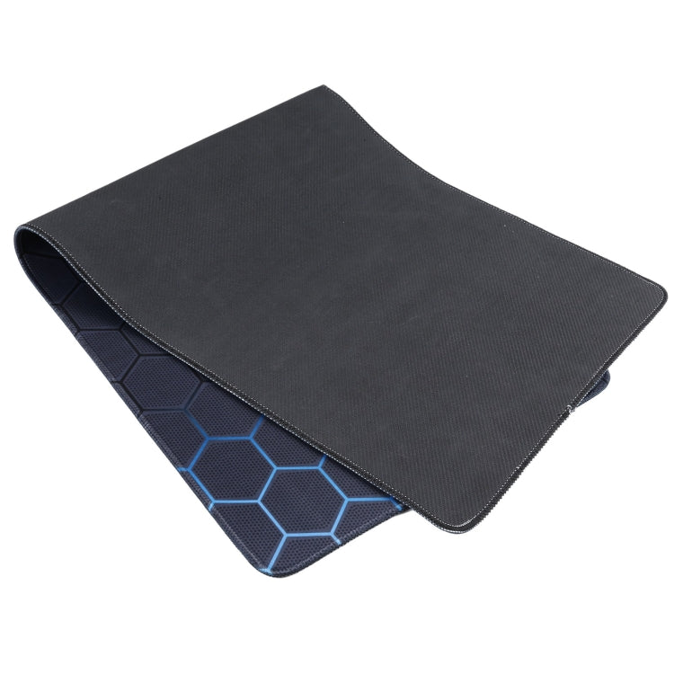 Anti-Slip Rubber Cloth Surface Game Mouse Mat Keyboard Pad, Size:80 x 30 x 0.2cm(Blue Honeycomb) - Mouse Pads by buy2fix | Online Shopping UK | buy2fix