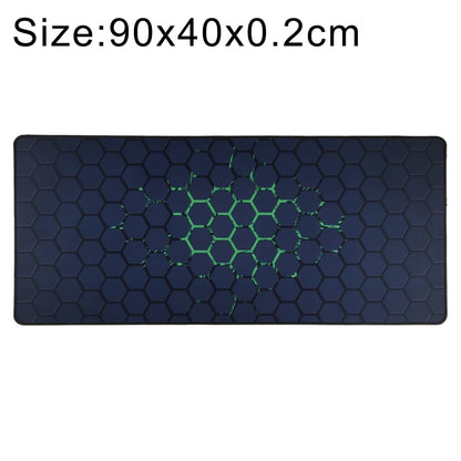 Anti-Slip Rubber Cloth Surface Game Mouse Mat Keyboard Pad, Size:90 x 40 x 0.2cm(Green Honeycomb) - Mouse Pads by buy2fix | Online Shopping UK | buy2fix