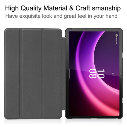 For Lenovo Tab P11 Gen 2 Custer Painted 3-Fold Holder Leather Smart Tablet Case(Graffiti) - For Lenovo by buy2fix | Online Shopping UK | buy2fix