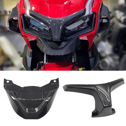 For Honda ADV150 2019-2020 Motorcycle Modification Front Side Winglet Extension(Carbon Fiber) - In Car by buy2fix | Online Shopping UK | buy2fix